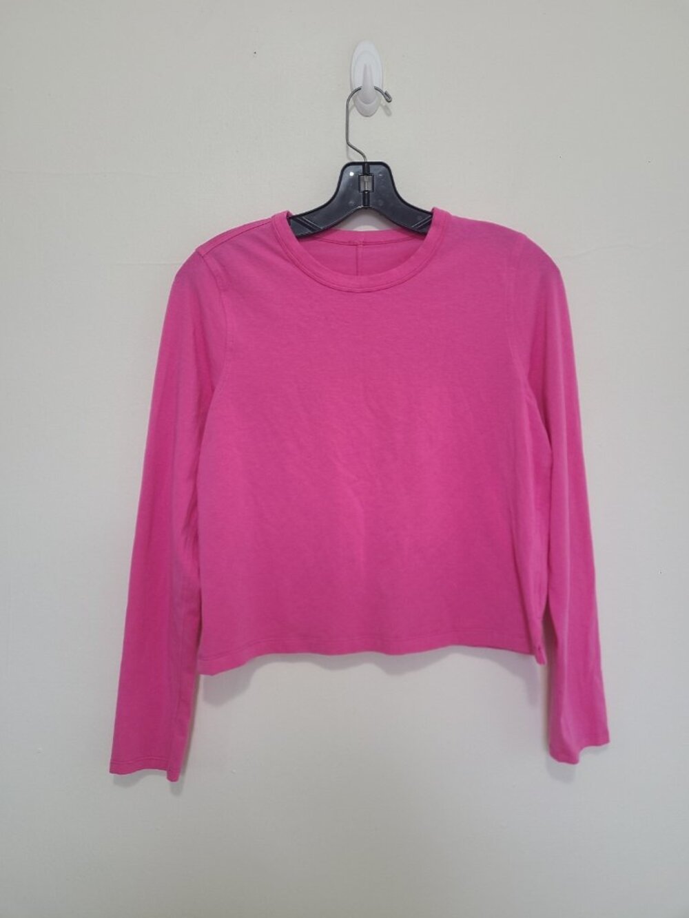 Lululemon Classic-Fit Cotton-Blend Long-Sleeve Shirt Pink Luke New